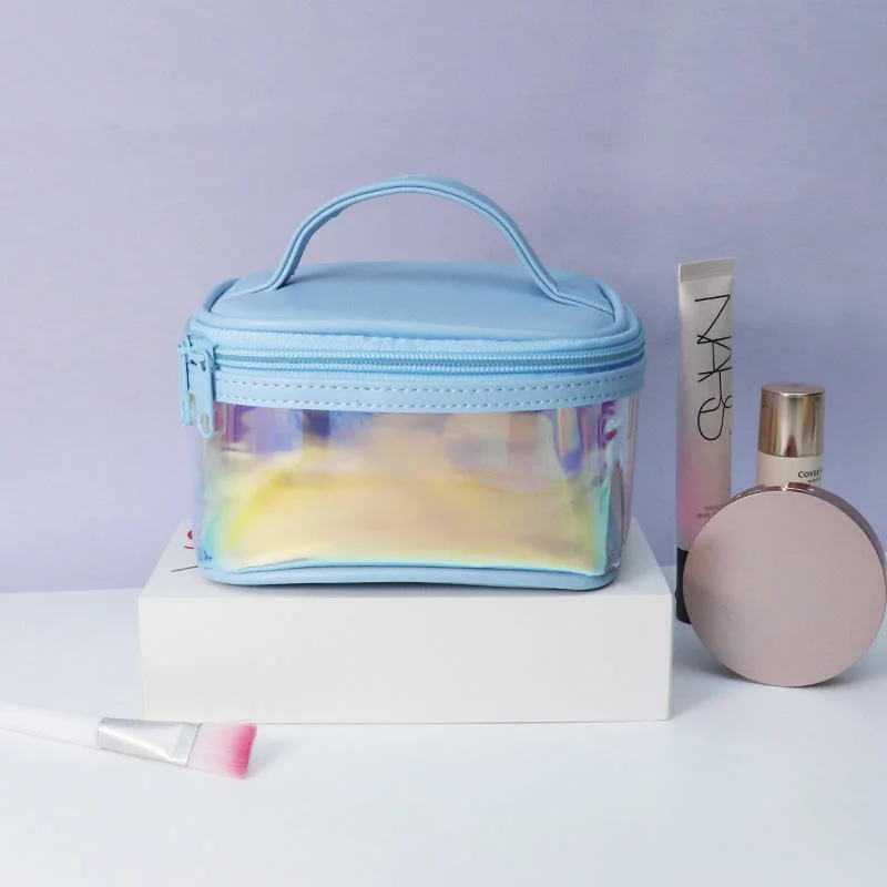 Tragbare Transparente Wasserdichte Große Kapazität Caddy Make-Up-Tasche Kosmetische Hülle