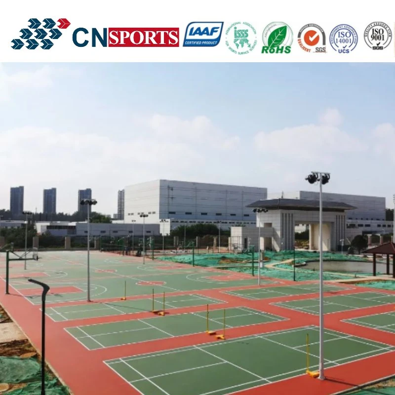 Safe and Comfort Sport Floor for Tennis Court Coating