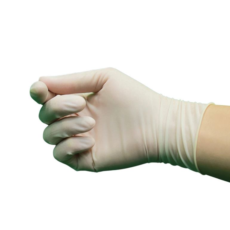 Disposable Latex Examination Gloves Powder Free and Powdered