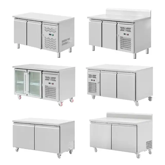 Commercial Stainless Steel Undercounter Freezer