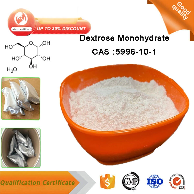 Low Price Lebensmittelzusatzstoffe Süßstoffe Dextrose Monohydrat Pulver CAS 5996-10-1 Dextrose Monohydrat