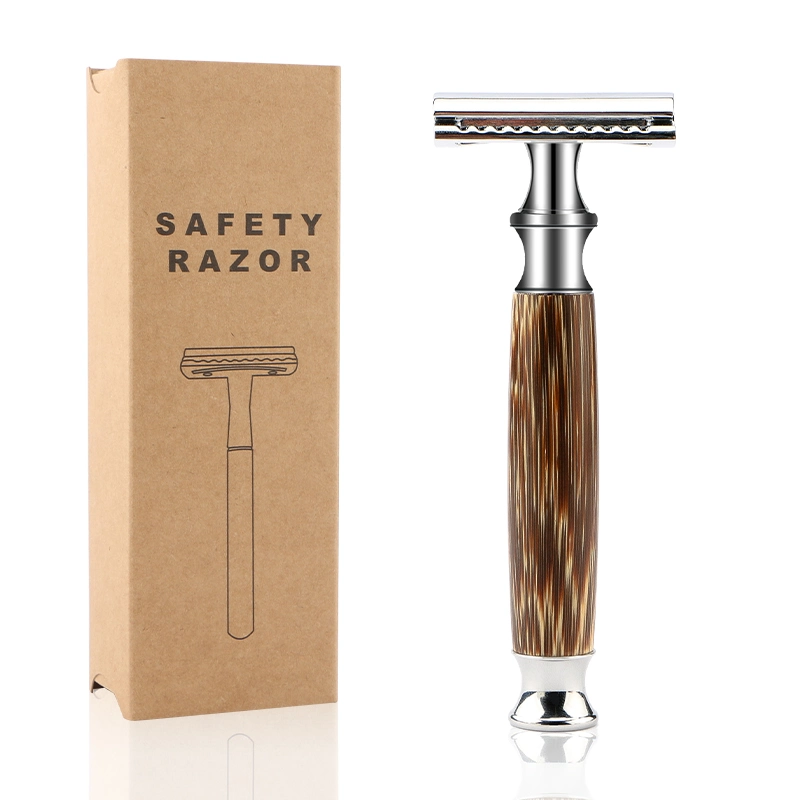 Eco Living Generic Double Edge Bamboo Safety Razor Classic Shaving Razor Body Shaver