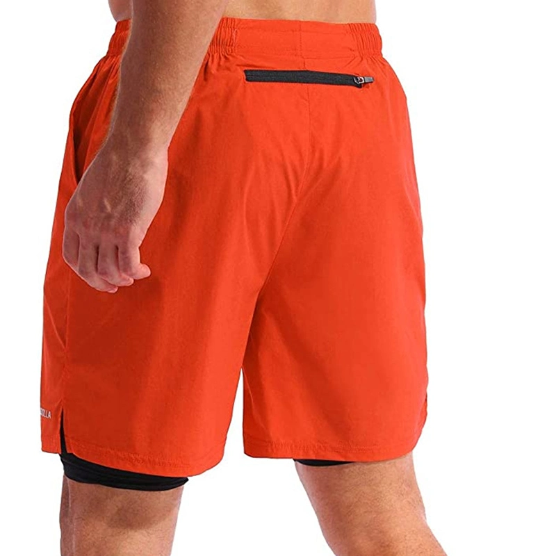 Water Repellent Quick-Dry Breathable Lightweight 4-Way Stretch Mens Swimming Shorts with Compression Boxer Shorts