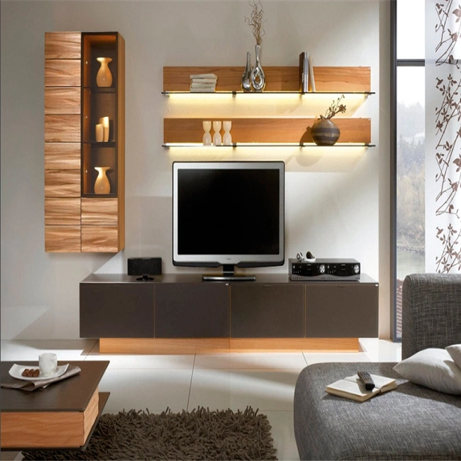 Modern Home Floating Wooden Furniture Living Room TV Cabinet