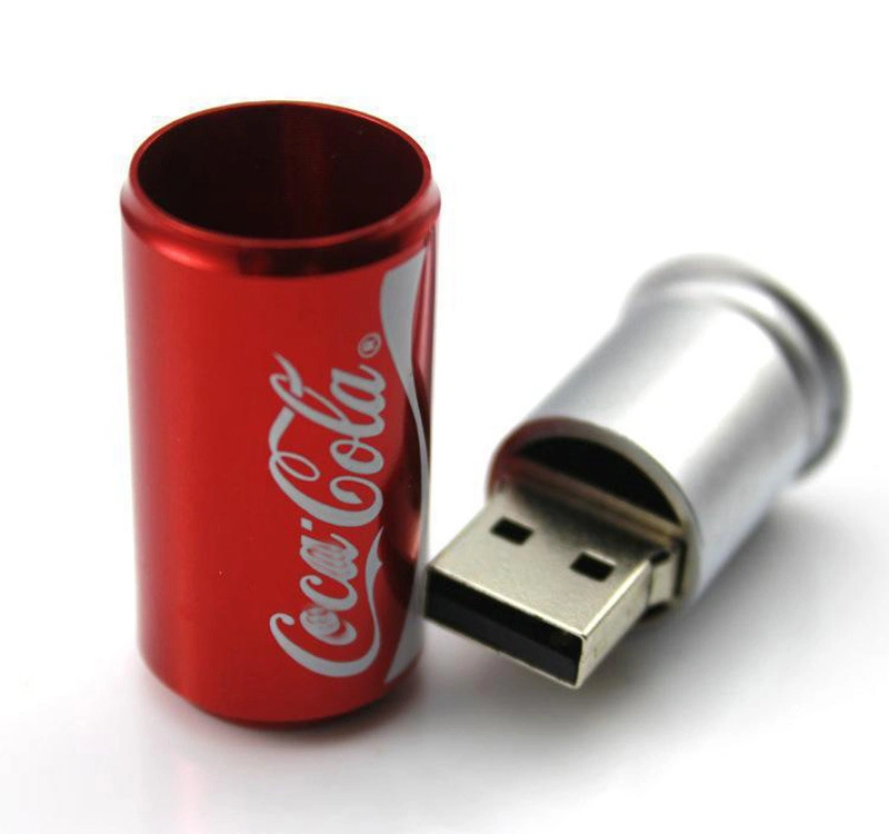 Zip-Top Can Style Beverage Beer Promotion Gift Cola Can USB Flash Drive