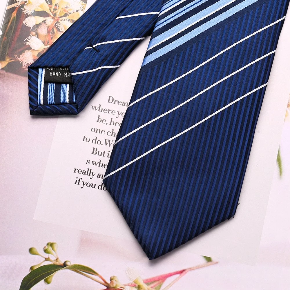 Custom Color Formal Horizontal Regimental Mens Striped Tie