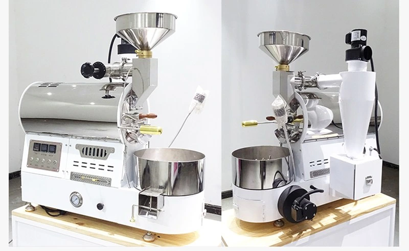 Electricidad Gas comercial Mini Máquina de tueste de café pequeña Probat tostadoras de café 1kg una vez