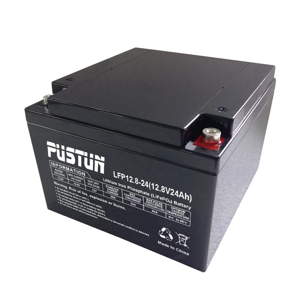 High Quality 12V 24ah Lithium Ion Rechargeable LiFePO4 Lithium Battery