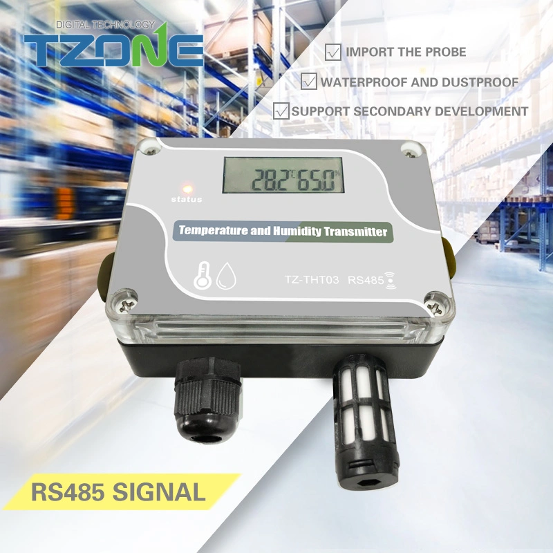 Temperature Humidity Sensor Industrial Transmitter Humidity Transmitter RS485 Sensor for Server Room