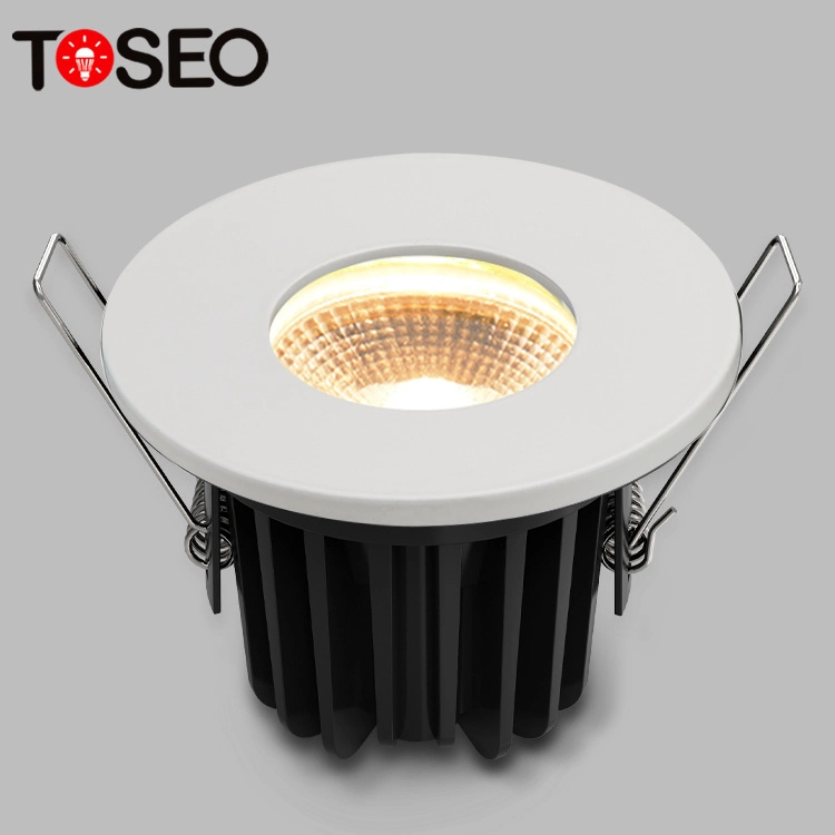 Wholesale/Supplier Fire Rated Black Aluminum COB 8-10.5W LED Downlights