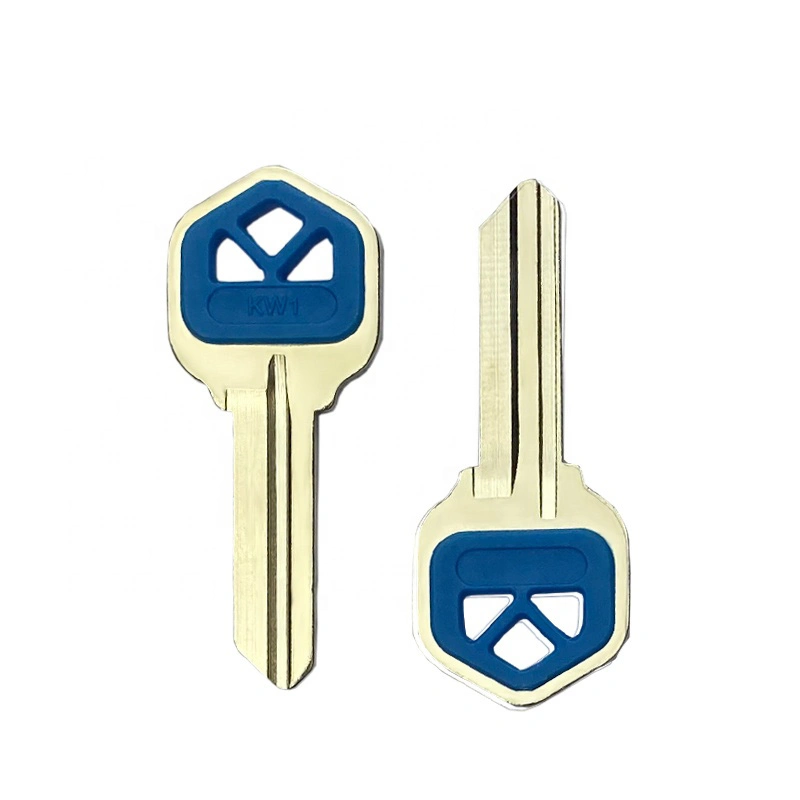 Free Sample Low Price Kw1/Kw10 Custom Color Blank Keys House Door Lock Key Nickel Plated Solid Brass with Custom Design for Lock