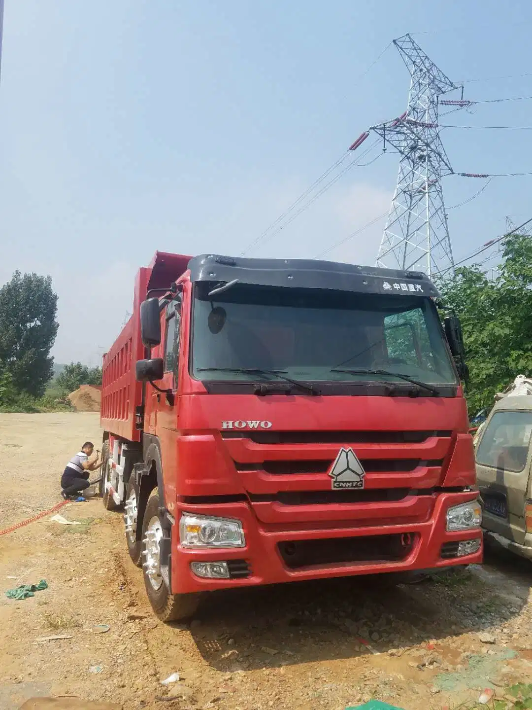 Sinotruk HOWO de alta qualidade usado despejar 8X4 VEÍCULO HOWO 12 Rodas com boa manutenção