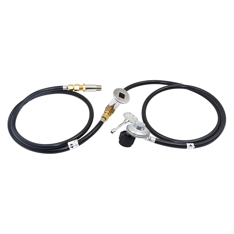 Flex Flexible Hose Manufacturing Propane Regulator with Natural Gas Rubber Hose