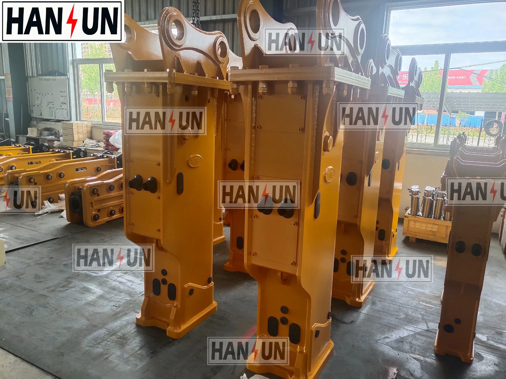 Hansun Chisle Dia 155mm Box Type Slience Type Hydraulic Rock Breaker for 30 Tons Excavator