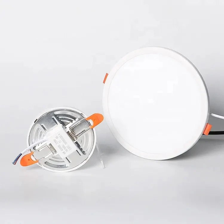 Ультраплоский светодиодный потолочный светильник 6 дюймовый встраиваемый светодиодный индикатор набегающей лампа панели