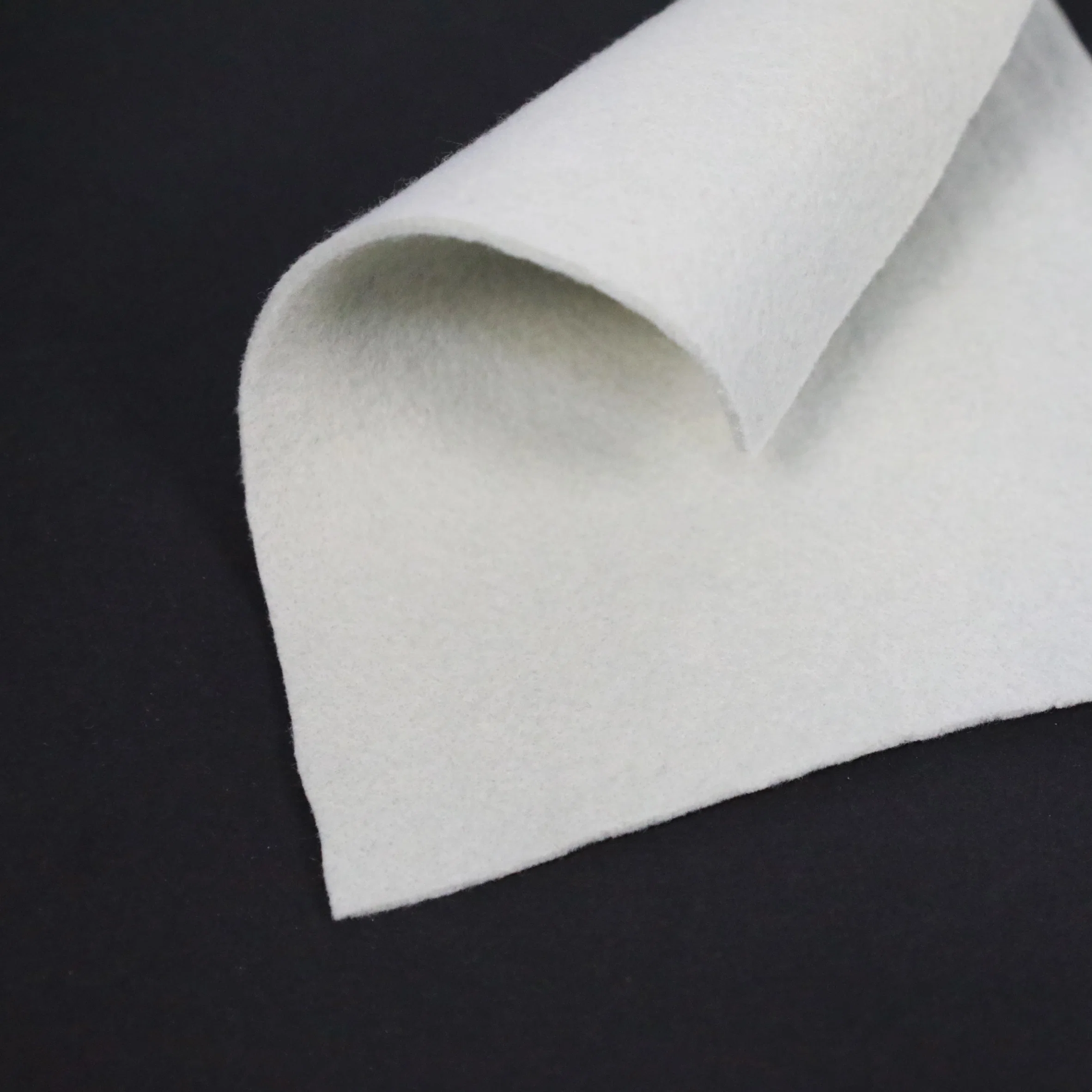 Pet Polyester Polypropylene PP Needle Punched Non-Woven Geotextile Fabric, for Landfill Water Tank Road Construction 150gram 200gram 250gram 150 200 250 Gram