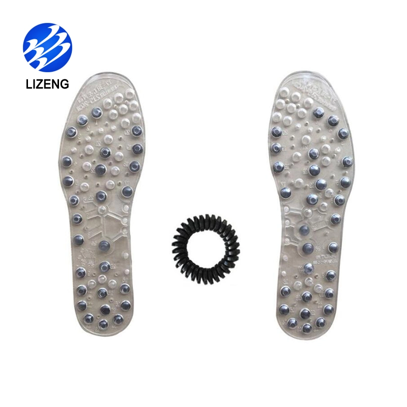 Promote Blood Circulation Acupoint Massage Inserts Magnetic Insoles for Relieve Fatigue