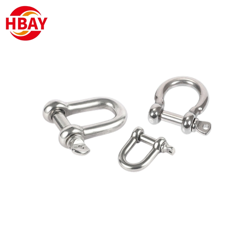 G209 2ton Quality Security Alloy Steel Galvanized Bow Shackles for Retail Industry