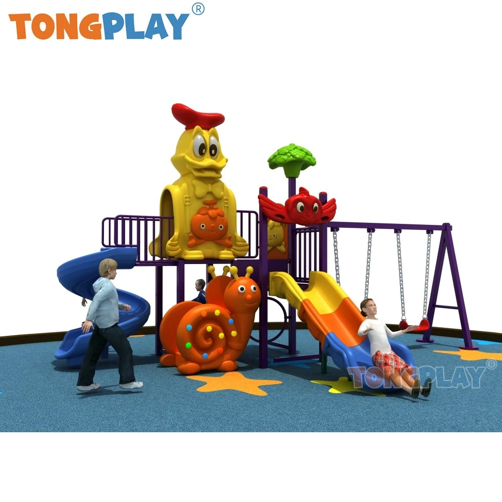 Tongplay Funny al aire libre o interior tobogán plástico accesorio niños Parque Juego de seguridad de plantilla de la presentación de diapositivas de Kindergarten