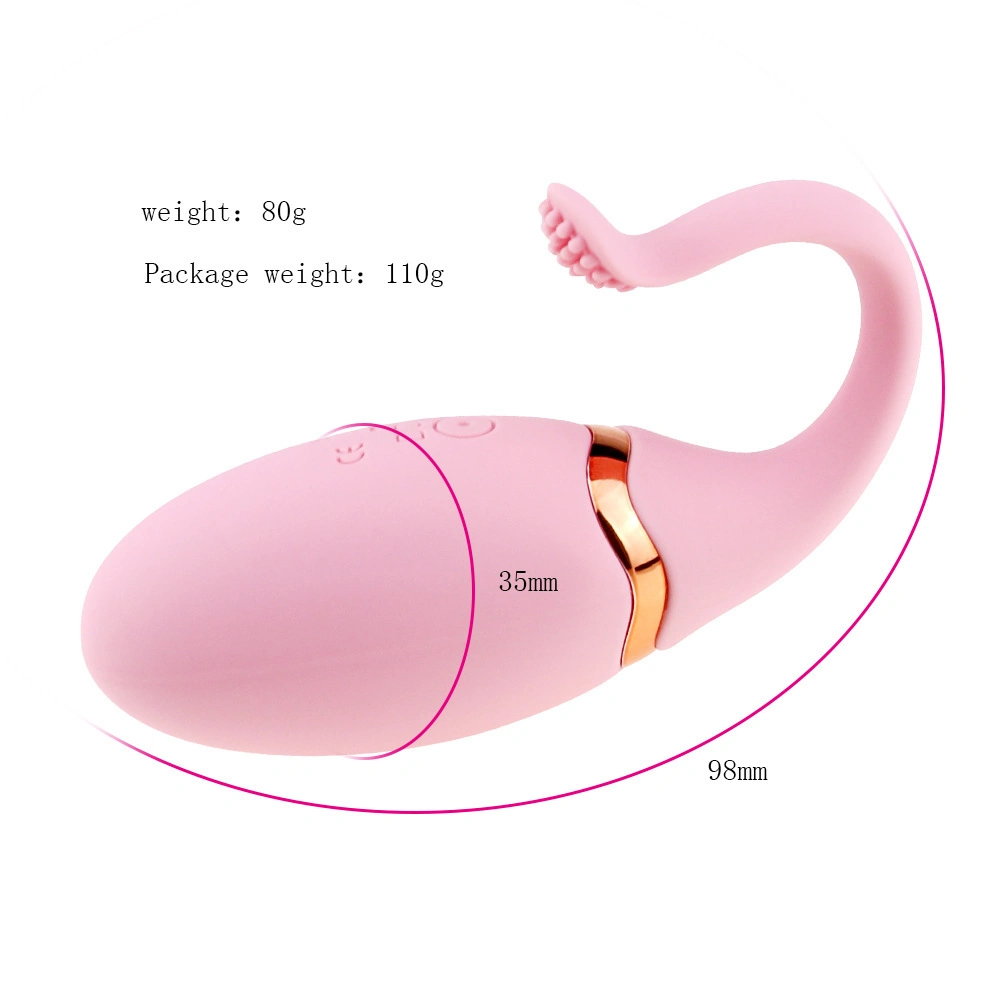 Mog Rechargeable 10 Frequency USB Remote Control Vibration Egg Adult Sex Toy for Female Masturbate