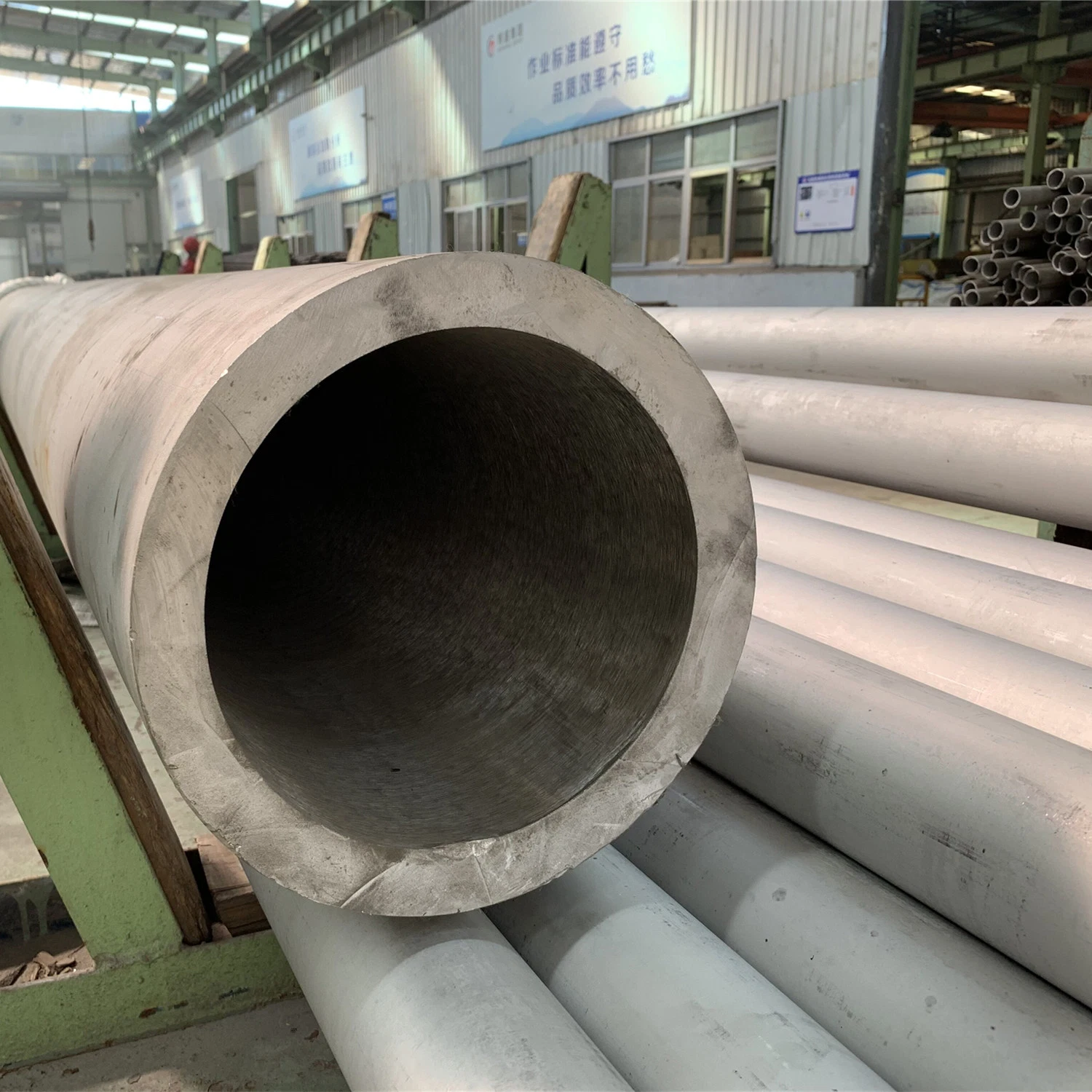 DIN 17456 Stainless Steel Welded Pipe for Industrial Waste Heat Boilers