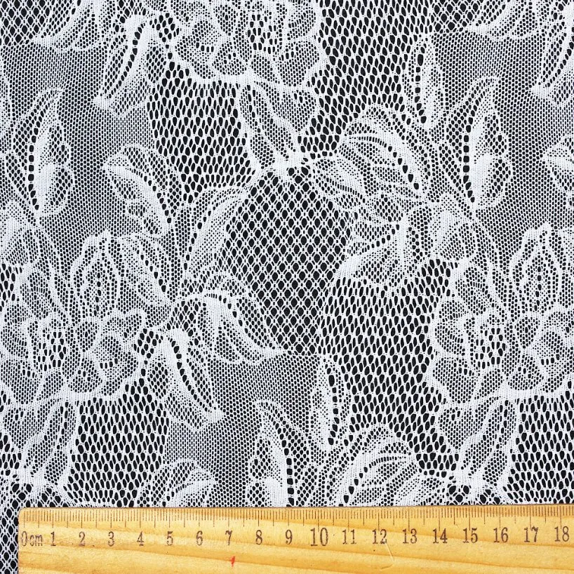 Breathable New Design Lycra Textiles Jacquard Lace Fabrics for Lingerie