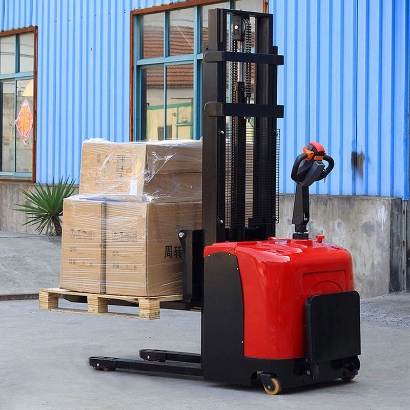 1.5ton Stand Drive Full Electric Pallet Stacker Electric Forklift