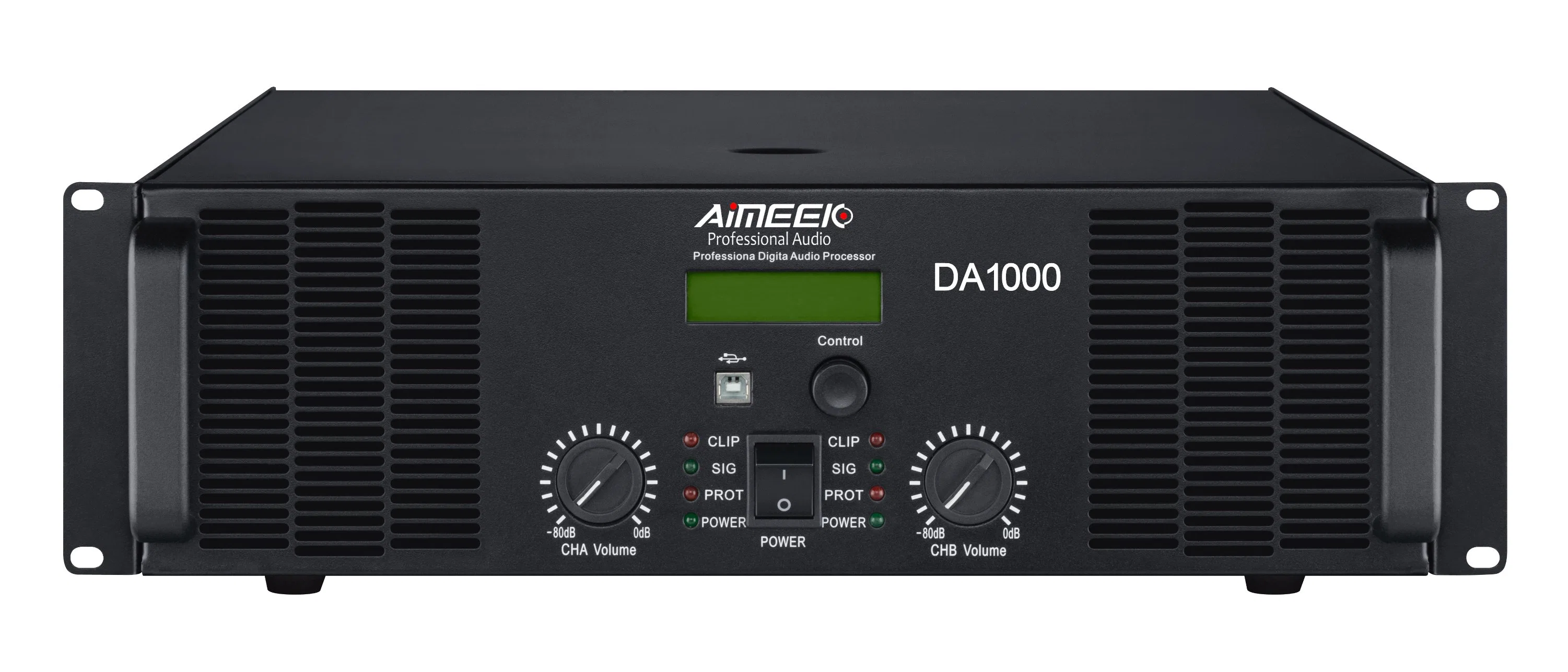 IP Network Public Address PA System Amplifier with Dante & DSP for DJ Speakers