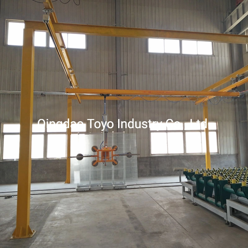 Glass Production Line Used Proch Shapped Large Coverage Vacuum Glass Lifter Manipulator Cantilever