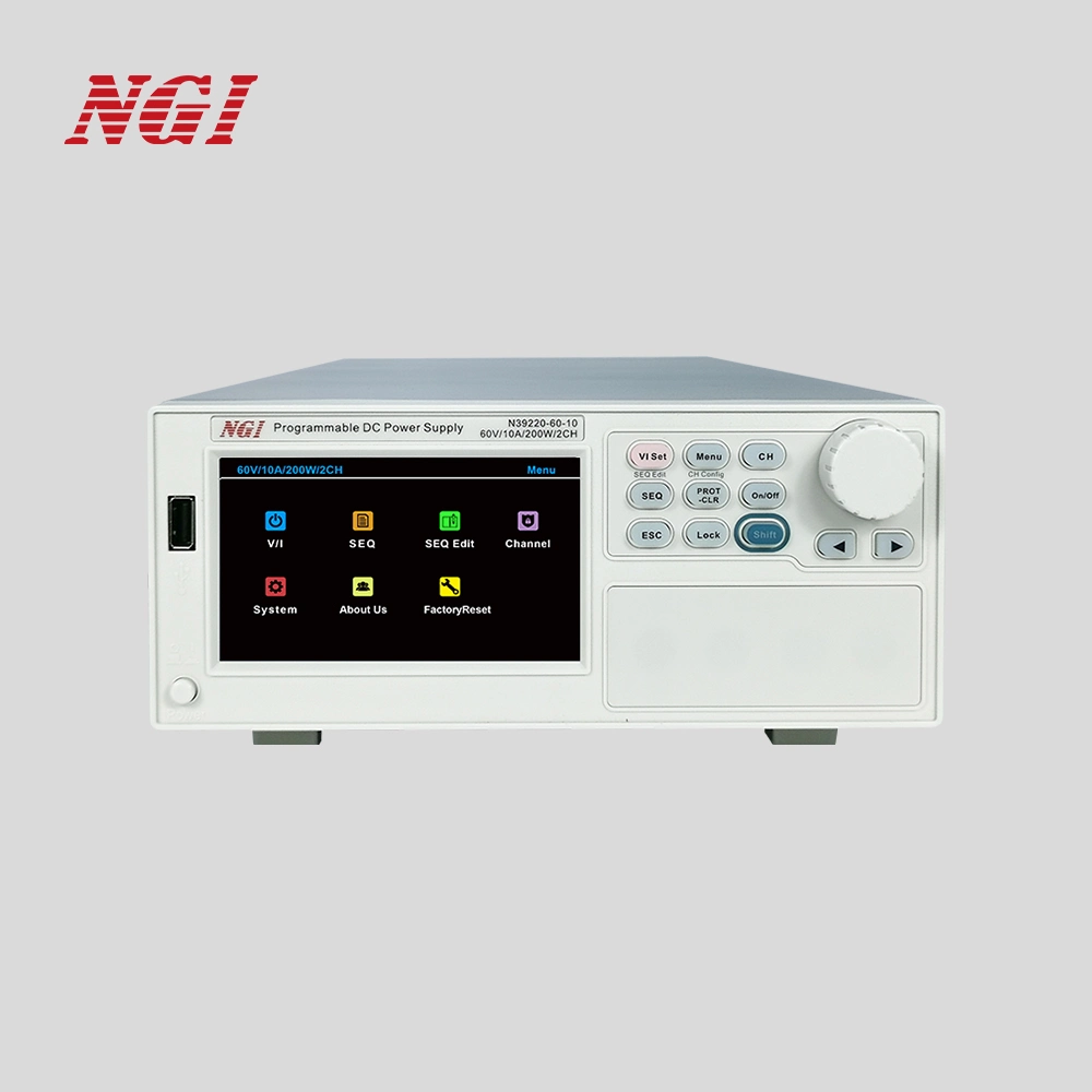 Programmable Laboratory DC Power Supply with LAN RS232 Communication Interfaces