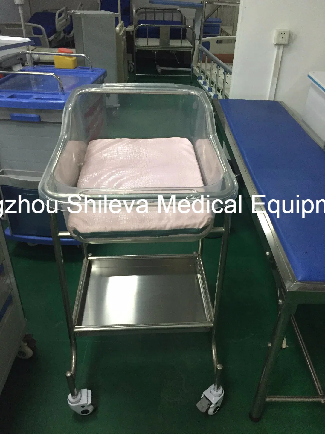 New Hospital Baby Stroller/Adjustable Infant Bed/Baby Crib/Baby Bassinet Trolley
