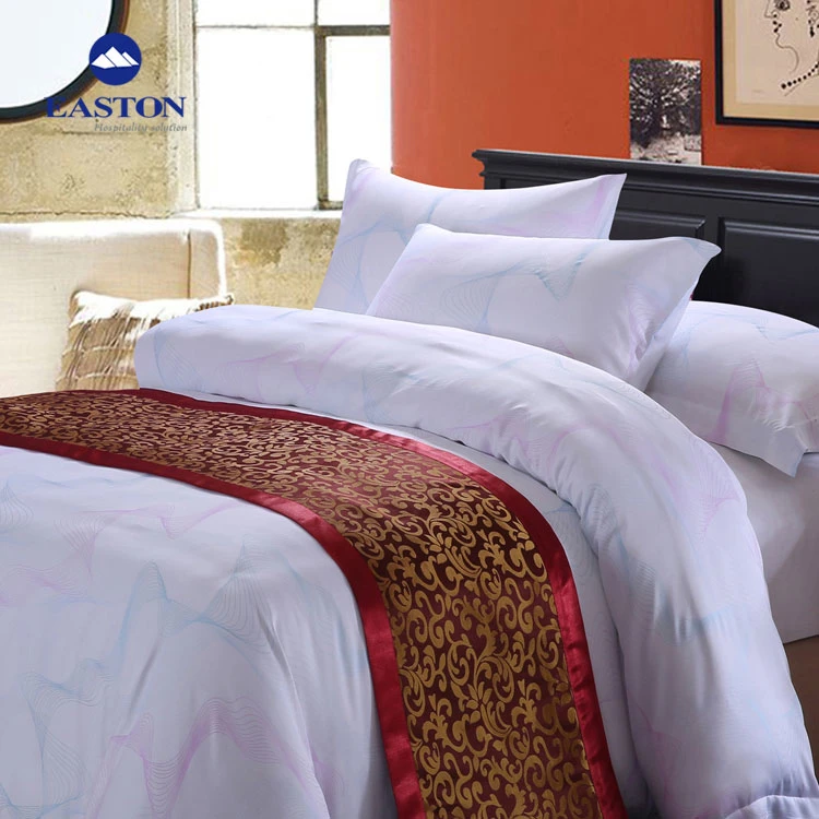 مجموعة أسرّة Guangzhou Duvet Cover Custom Jacquard Hotel