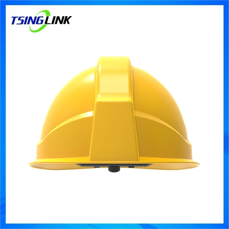 Power Line Inspection Lightweight Protective 1080P 4G WiFi Safety Helmet Wireless Battery Camera