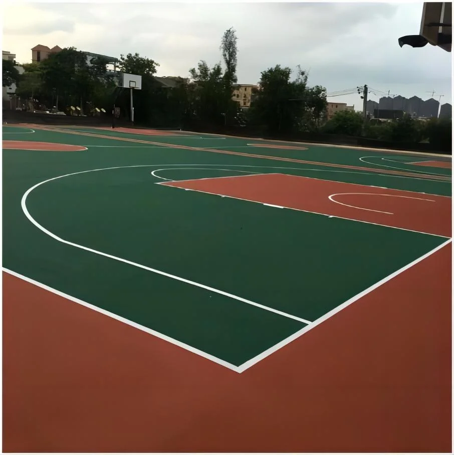 Eco Friendly Pavement Materials Courts Sports Surface Flooring Athletic Running Track