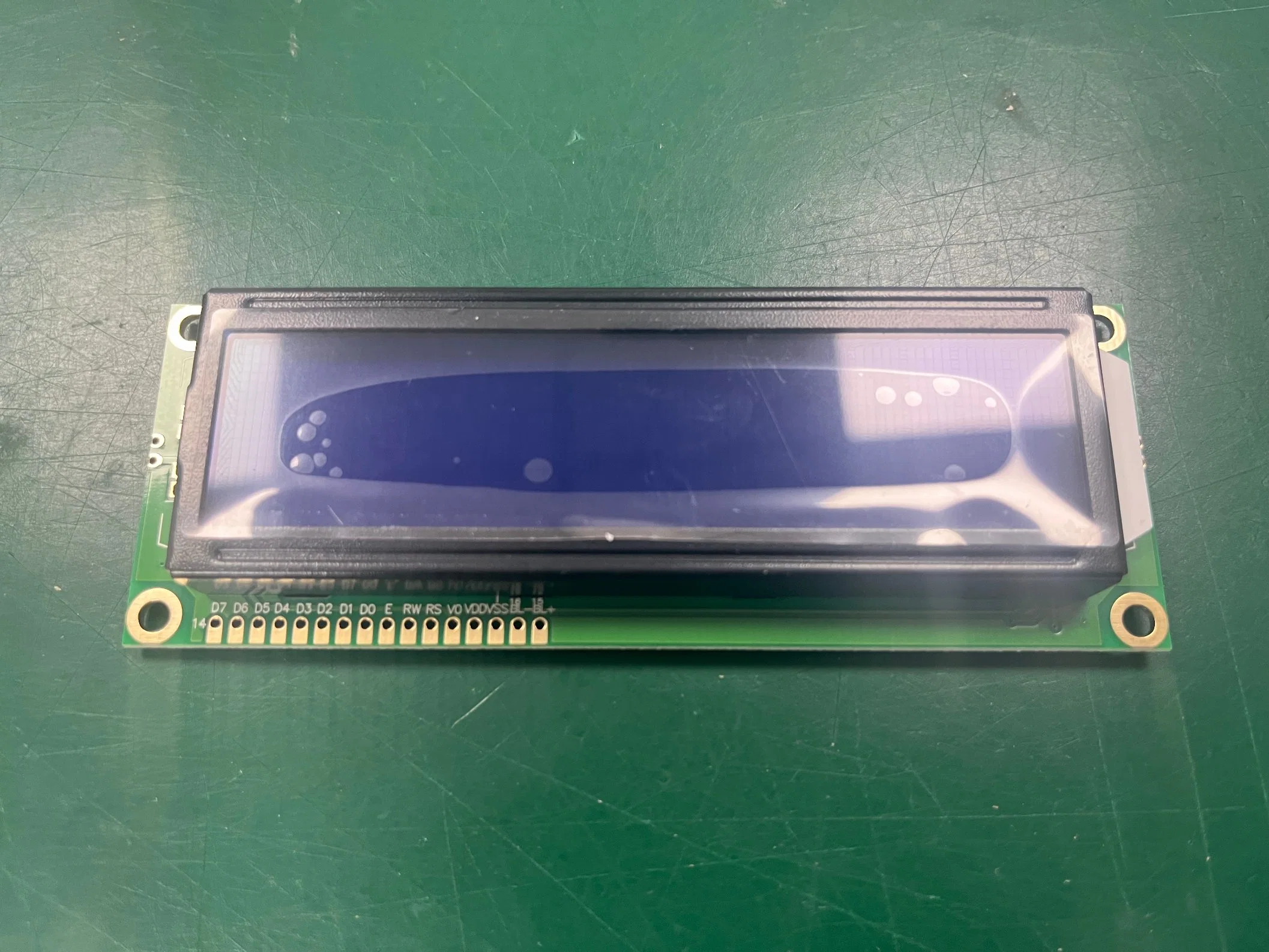 شاشة عرض LCD زرقاء مترانة16X2 من نوع Stn أحادية اللون 1602b أحادية اللون