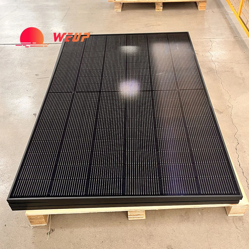 Monocrystalline N Type 440W 450W All Black Solar Panel for Home Installation