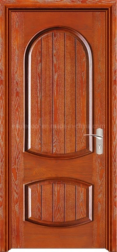 2020latest Design Golden Africa Design Bedroom Painting Veneer Wooden Door (EI-V004)