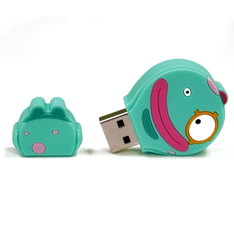 Cartoon Shark PVC Plastic USB Stick USB Flash Drive for Giving Gift