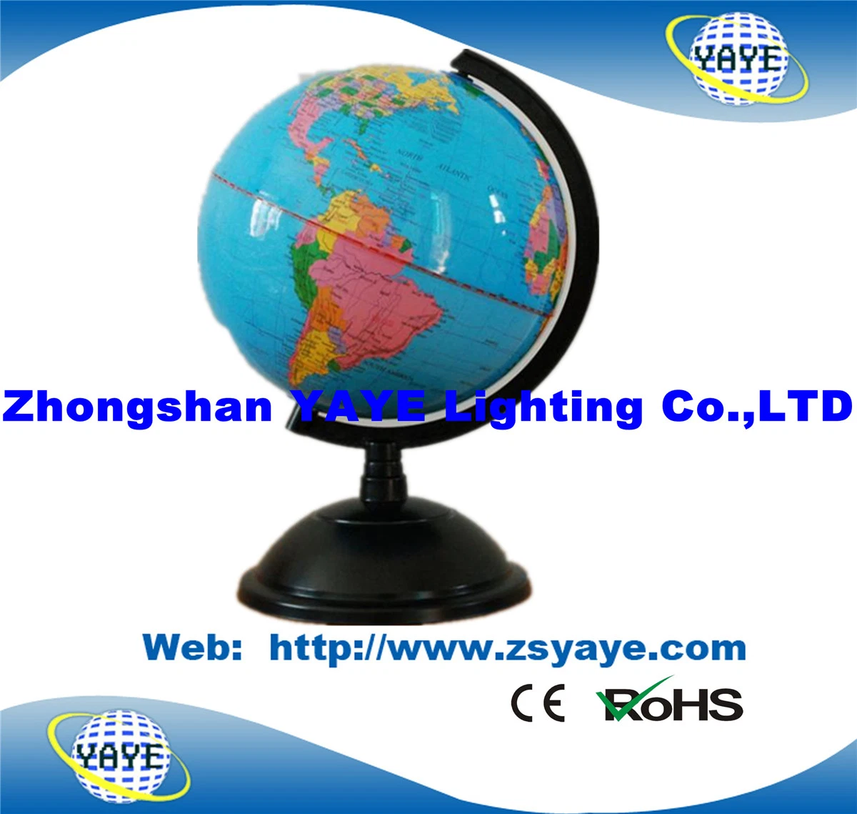 Yaye Globe Size: 8.5/10/15/21/26/32cm English Globe, World Globe, Educational Globes (YAYE-ST-777)