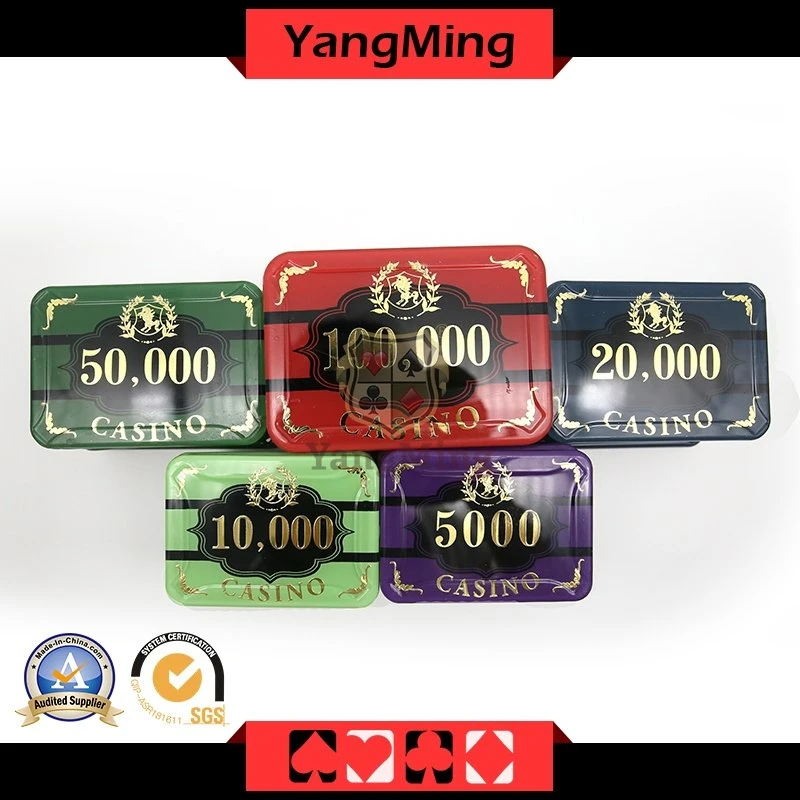 760PC nuevo diseño de fichas de juego para Casino Chip Póquer de acrílico de logotipo personalizado (YM-LCTJ003)