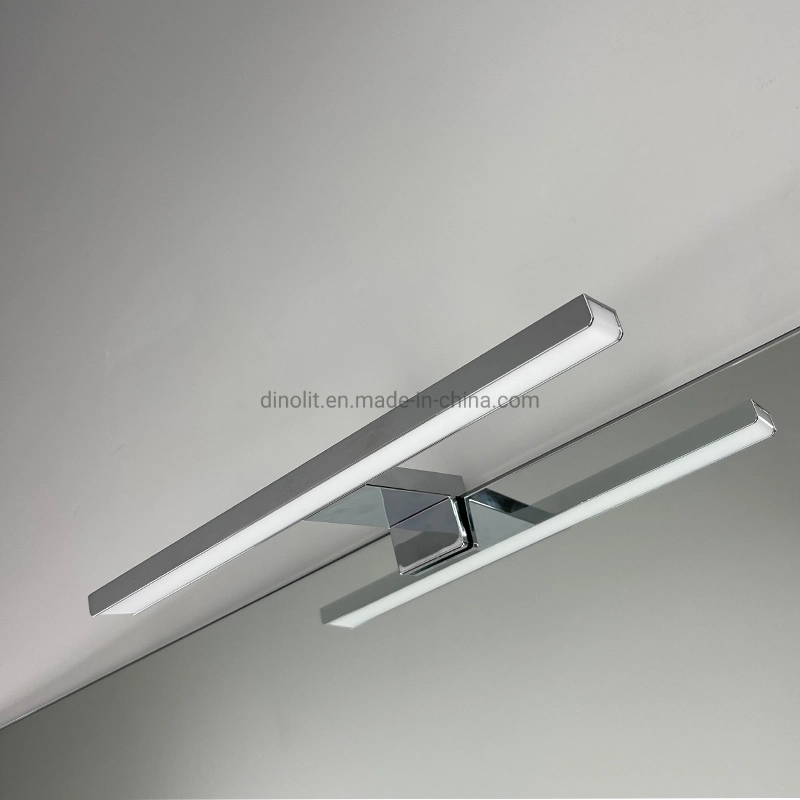 Armário de banho em banho LED de 40 cm com superfície cromada de luxo Luz do espelho dianteiro 220V/110V IP44 CE RoHS com Touch