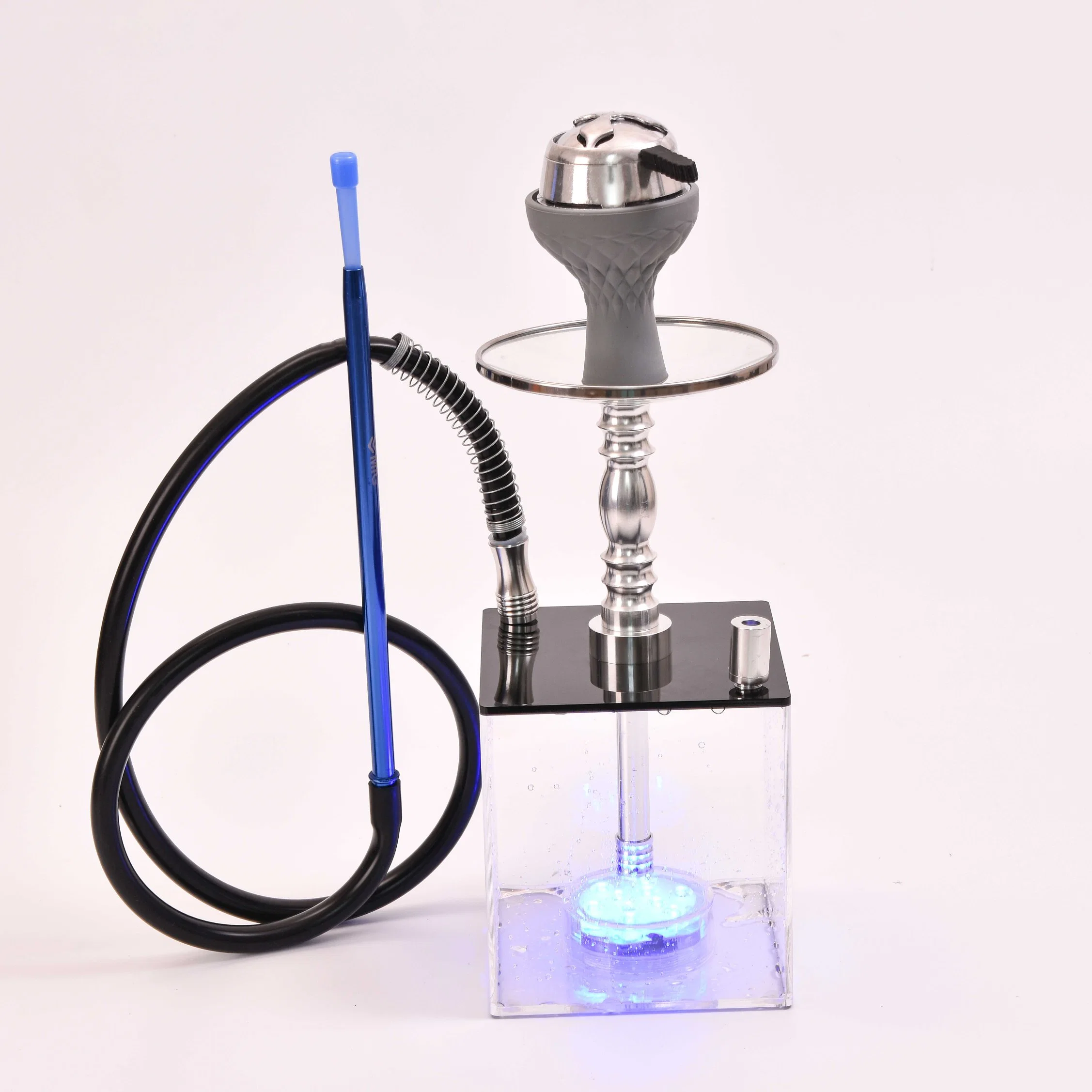 Bros Gray Plastic Hookah Shisha Good Sales Shisha Hookah (15*15*16.5cm)