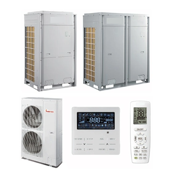 Unidades VRF de gama de temperaturas ampla e ecológicas para sistemas de arrefecimento centrais