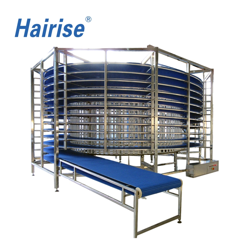 Hairise Modular Belt Spiral Conveyor Wtih FDA& Gsg Certificate