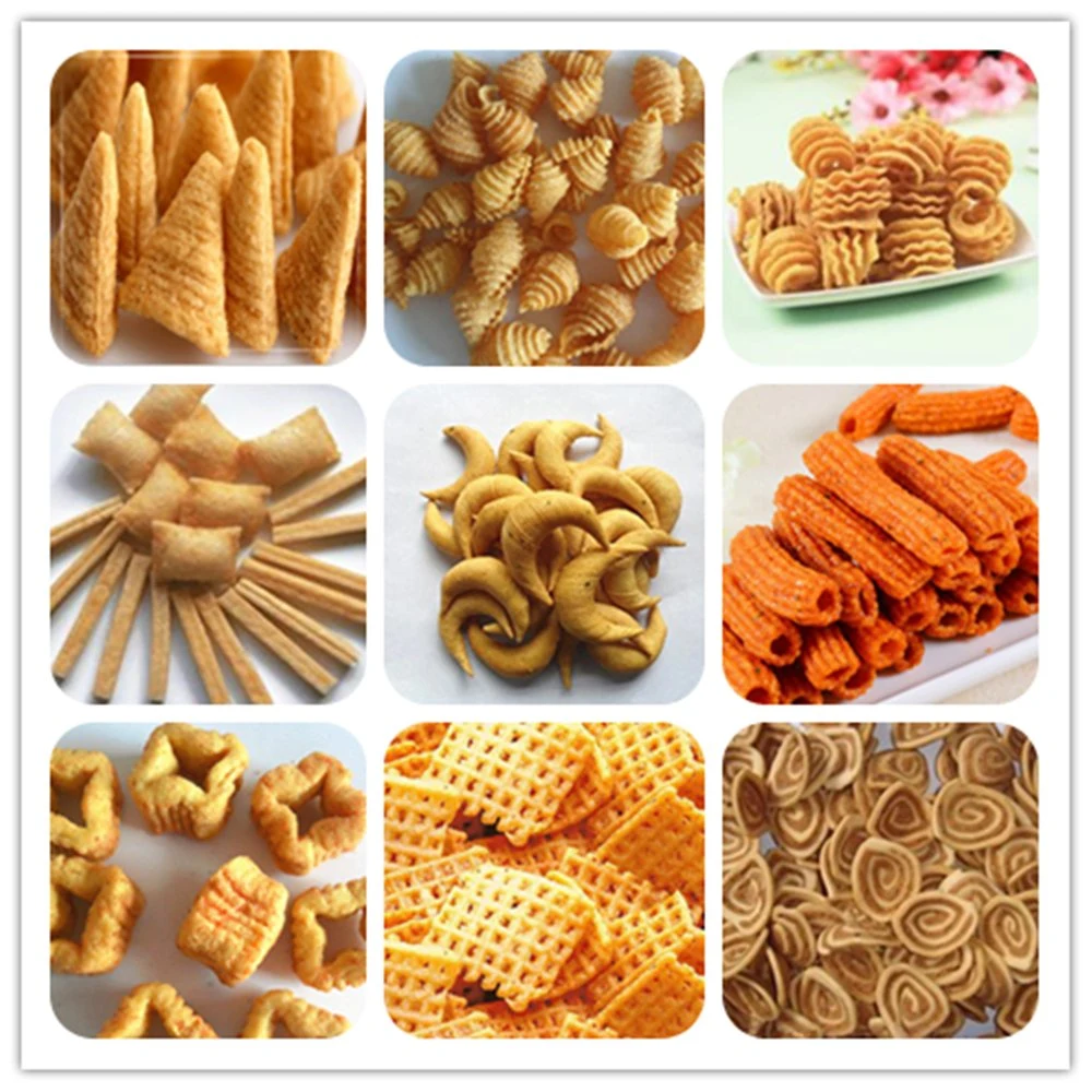 Best Price Fried Puffed Snack Food Making Machine Bugles / Sala / Rice Cracker Food Equipment