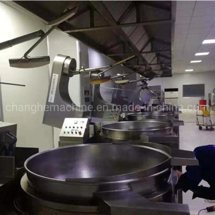 Automatic Sauce Frying Machine Curry Sauce with Mixing Sandwich Pot