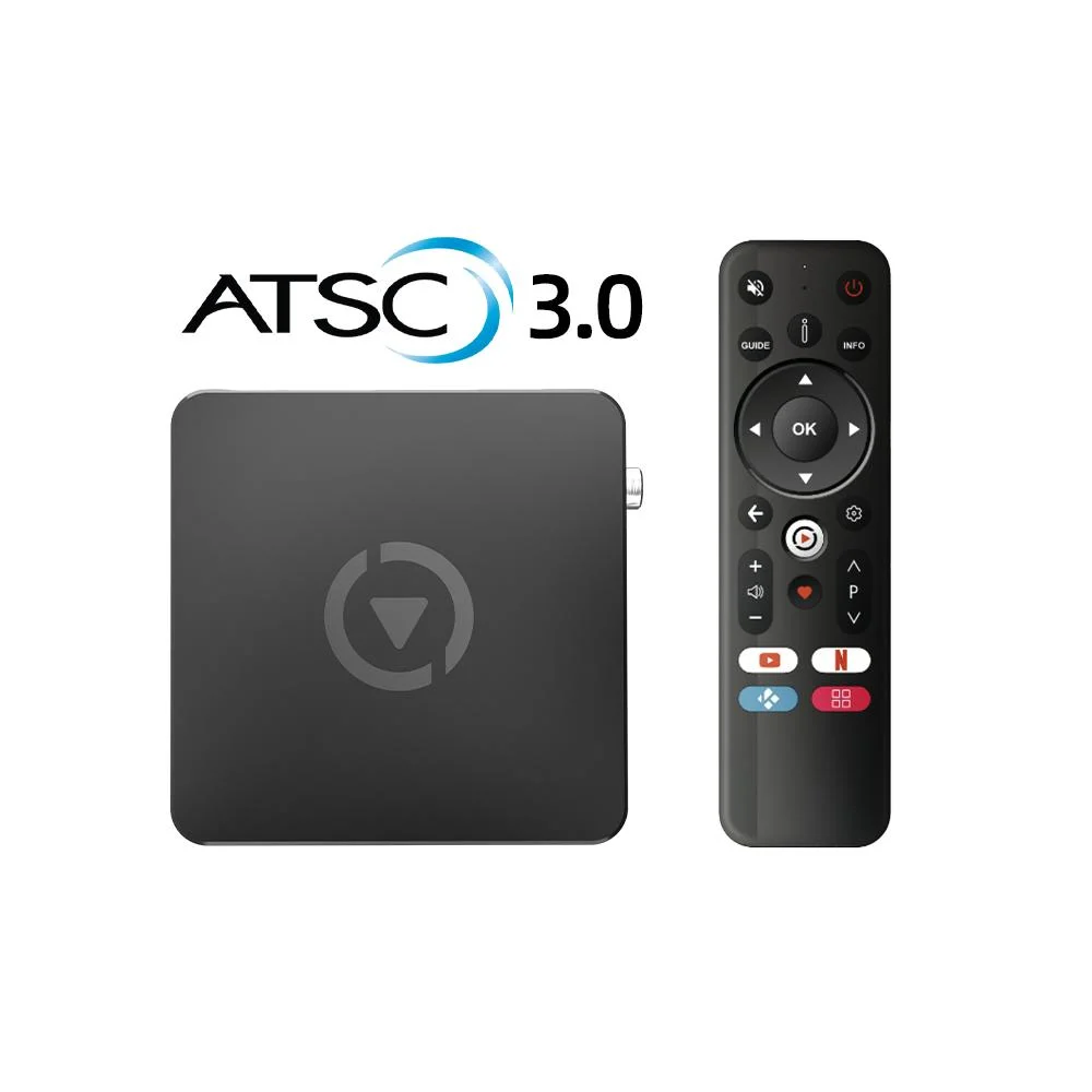 2023 Venta caliente ATSC 3.0 Nuevo sintonizador de TV USB de 4K Decodificador Android sintonizadora de TV digital ATSC para los Estados Unidos Canadá