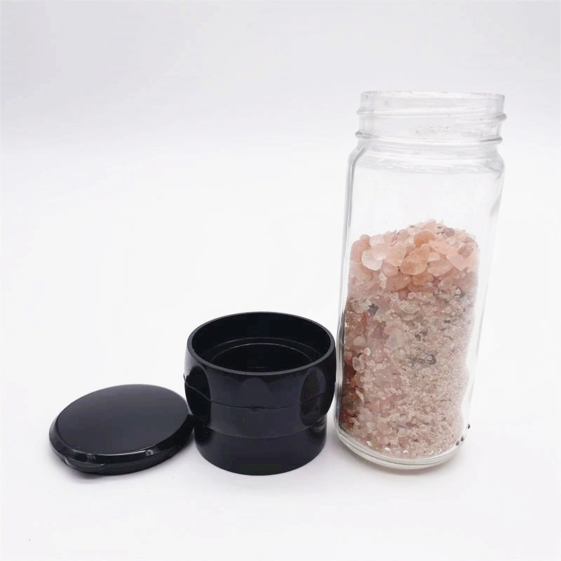 100ml Manual Glass Spice Grinder Salt and Pepper Mill Grinder Bottle