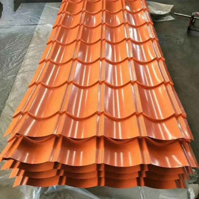 PPGL PPGI Tile/Pre Painted Zincalume Roofing Sheet/Corrugated Steel Roofing Plate Color Coated Steel Tiles/Galvanized Corrugated Steel PPGI Roof Tiles