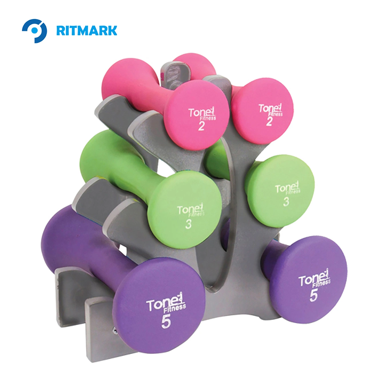 Todo incluido Multi-Peso PVC Dumbbell Set para Home Gyms